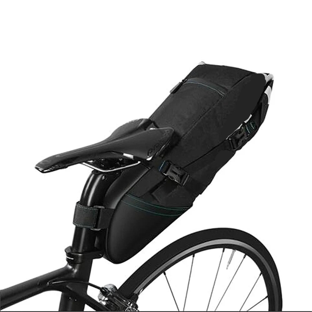 ROSWHEEL Large Capacity Waterproof Bike Tail Bag Seat Bag - 10L - 1
