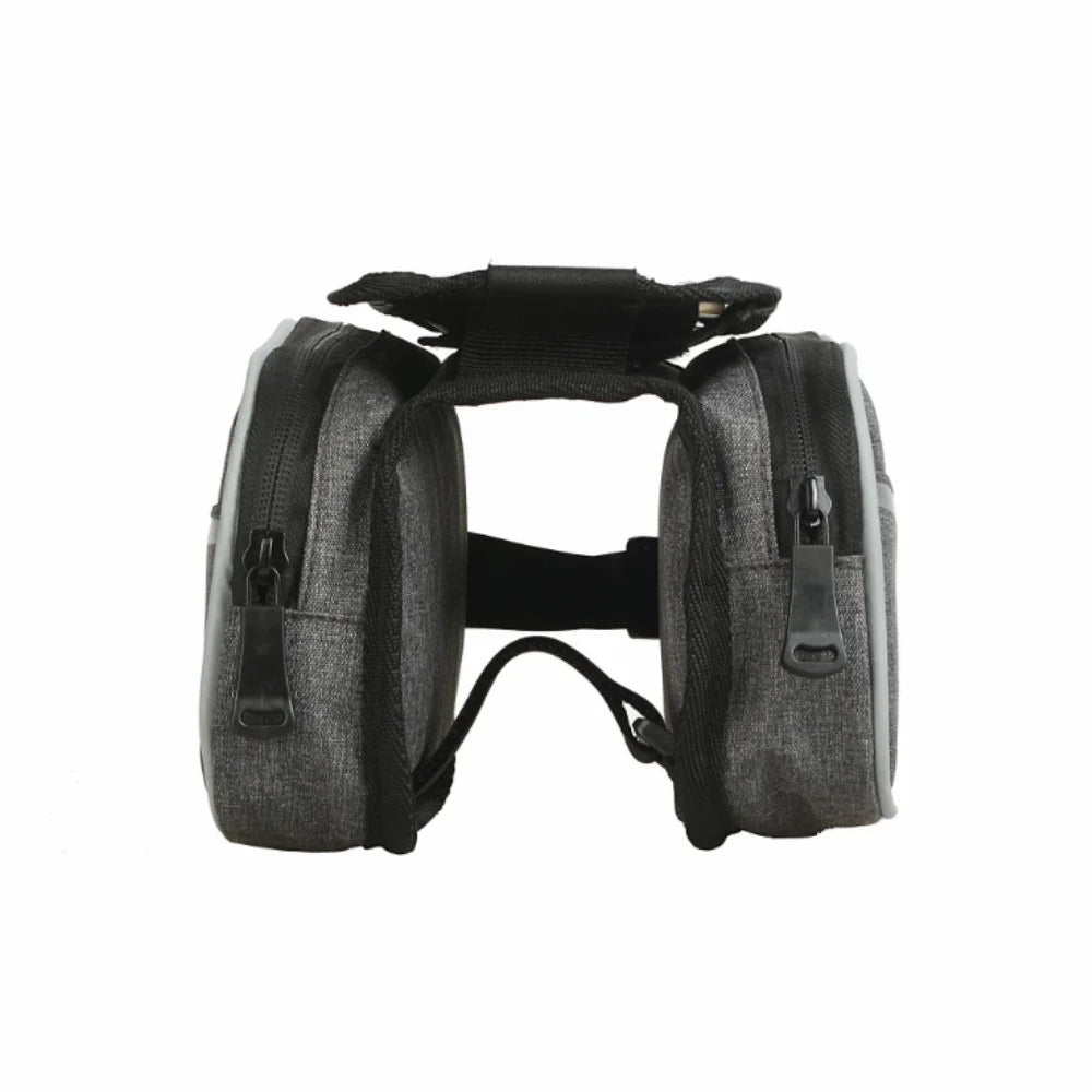 B-SOUL 2L Beam of Bicycle Pack Bicycle Pack 6.2 inch Touch Screen Mobile Phone Pack- Grey - 3
