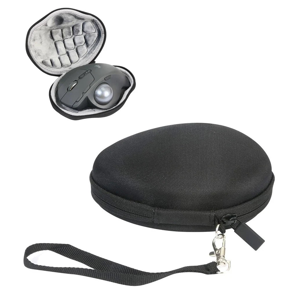 Hard EVA Travel Black Mouse Storage Case for Logitech MX Ergo Advanced Wireless Trackball - 1