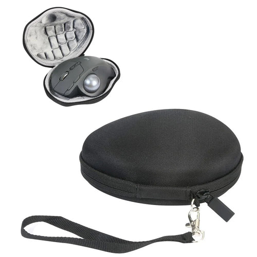 Hard EVA Travel Black Mouse Storage Case for Logitech MX Ergo Advanced Wireless Trackball - 1