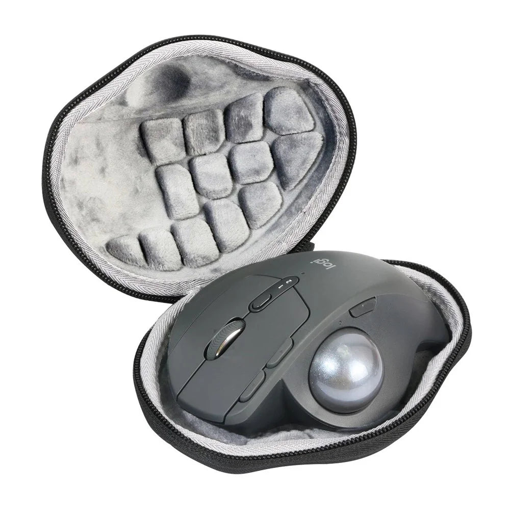 Hard EVA Travel Black Mouse Storage Case for Logitech MX Ergo Advanced Wireless Trackball - 2