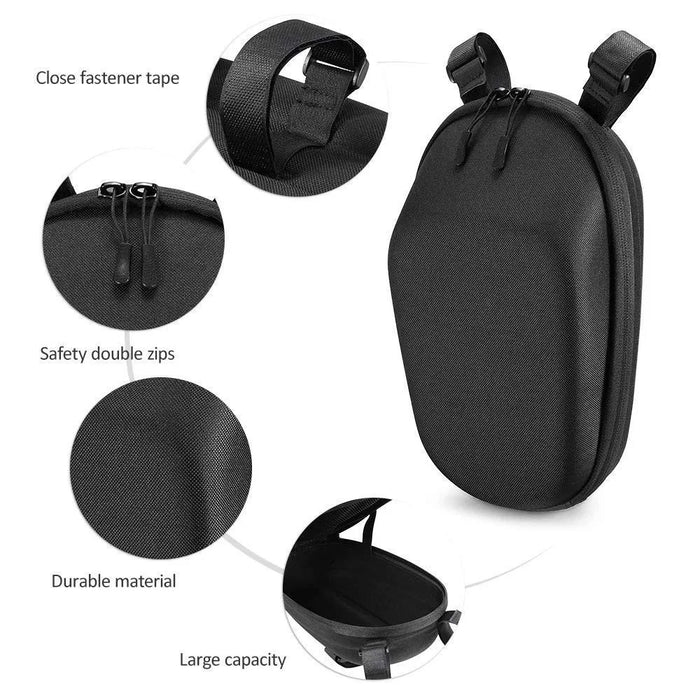 For Xiaomi Mijia Electric Scooter Ninebot Scooter Head Handle Bag Waterproof Multi-Purpose Bike Handlebar Scooter Bag - Black - 3