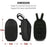 For Xiaomi Mijia Electric Scooter Ninebot Scooter Head Handle Bag Waterproof Multi-Purpose Bike Handlebar Scooter Bag - Black - 4