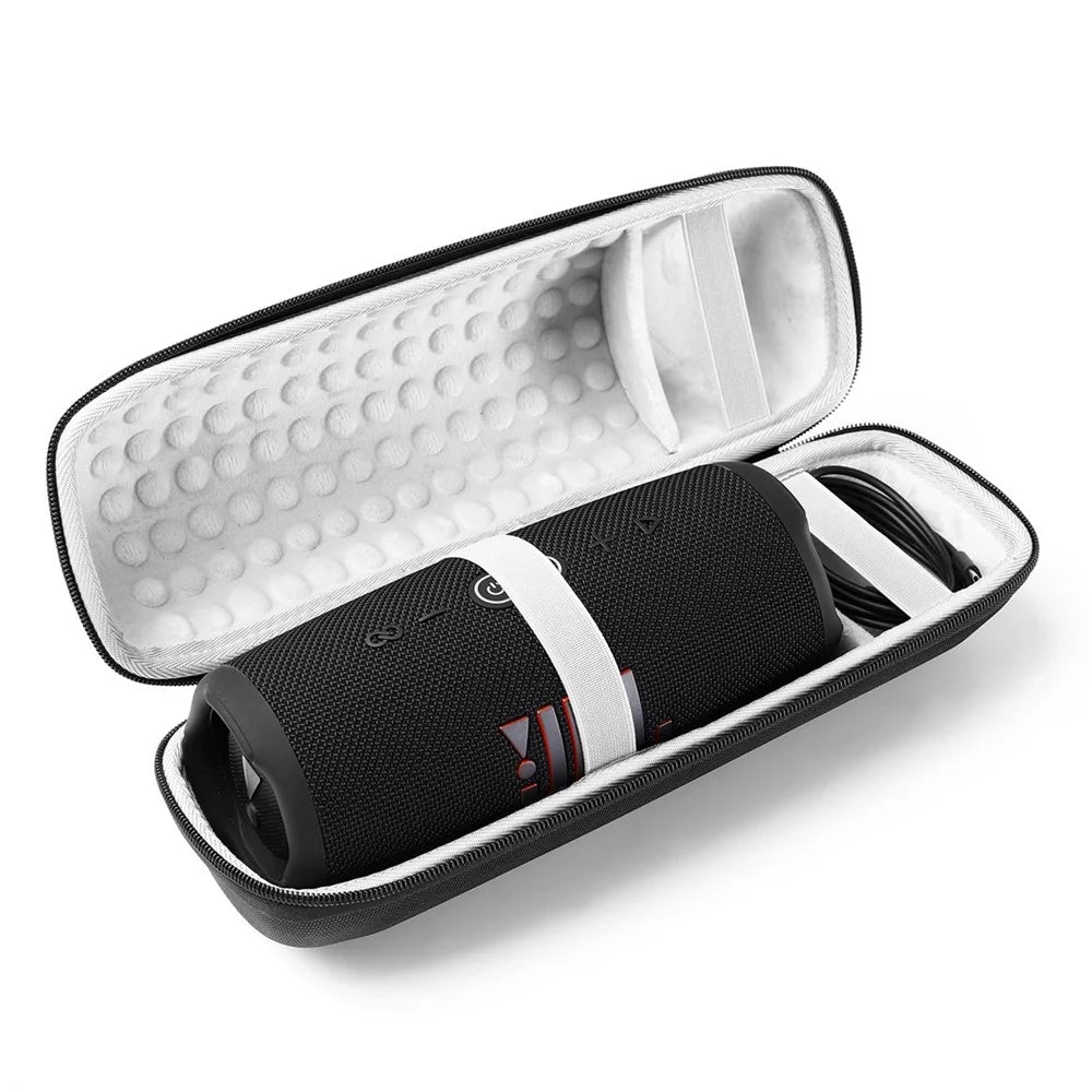 Portable Storage Case Bag Dirtproof Carrying Box Bag for JBL Charge5/JBL pulse4/JBL pulse3/JBL charge4 Bluetooth-compatible Speaker - Grey - 5