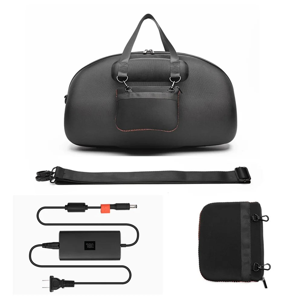 Oxford Storage Case Travel Bag for JBL Boombox 2  / 3 Bluetooth-compatible Speaker - Black - 4
