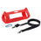 Silicone Carrying Case Bluetooth-compatible Speaker Protective Cover with Shoulder Strap Carabiner for JBL Charge 5 - Red - 5