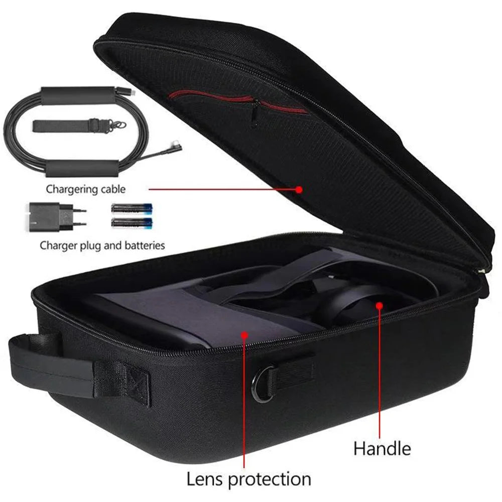 EVA + Oxford Cloth Shockproof Storage Bag Carrying Case for Oculus Quest 2 VR Glasses - 4