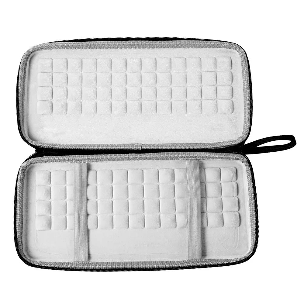 Portable Protective Storage Bag Carrying Case for Logitech POP Keys Mechanical Keyboard - Black/Grey - 3