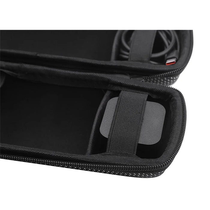 For JBL Flip 6 Bluetooth-compatible Speaker Anti-scratch Carrying Bag Portable Storage Case - Grid Black - 5