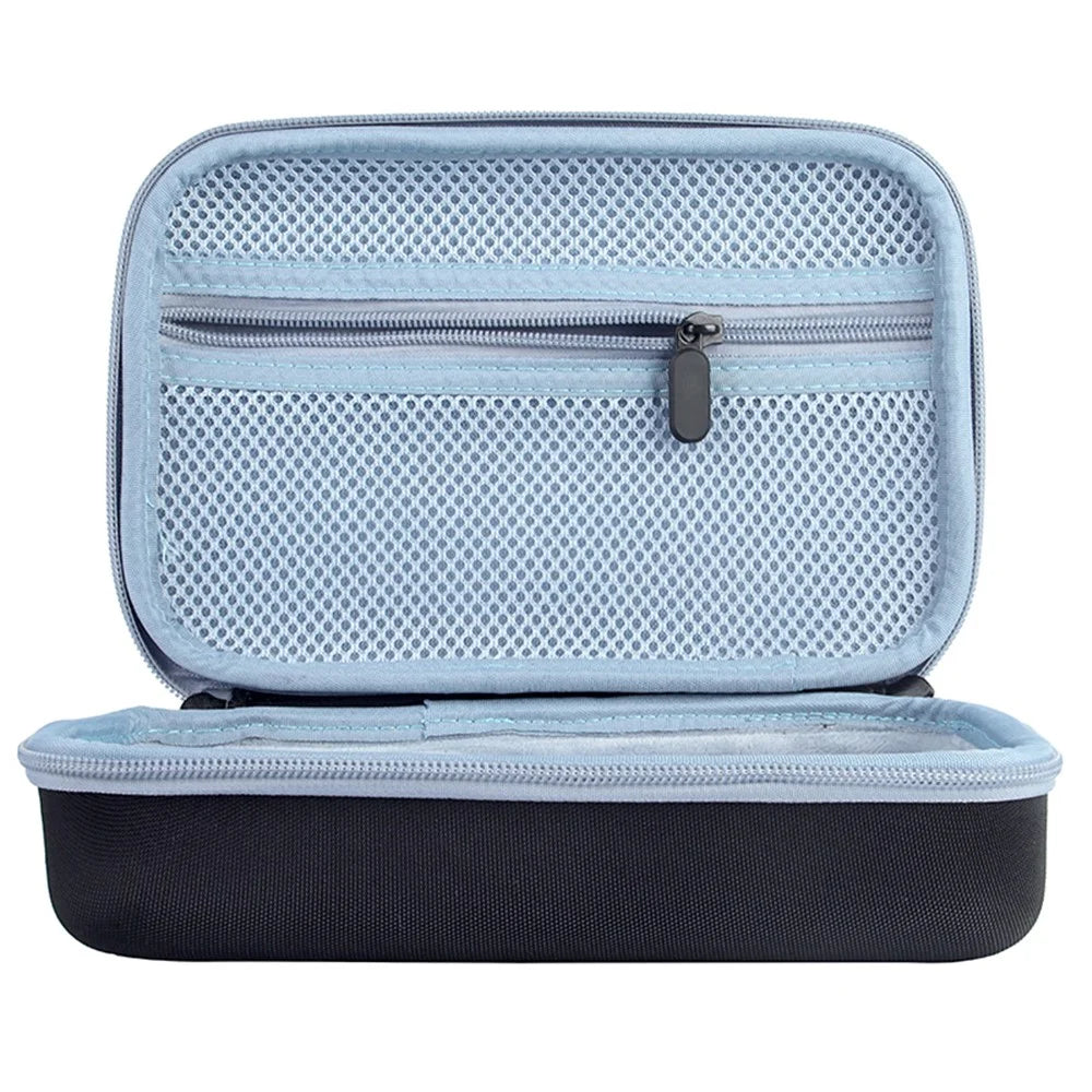 For Bose Soundlink Flex Gen 2 / Flex Shockproof Storage Box Dustproof Wear-Resistant Speaker Storage Case Bag with Shoulder Strap - Black / Blue - 2