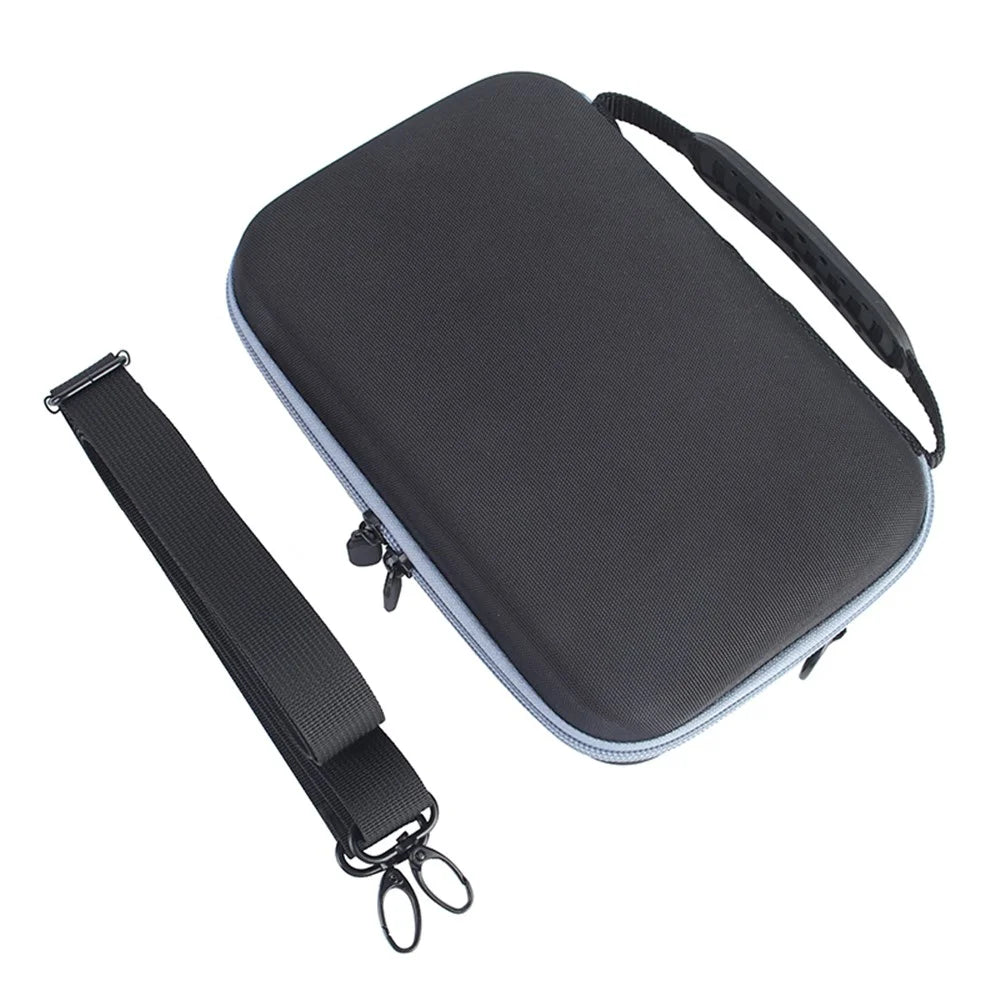 For Bose Soundlink Flex Gen 2 / Flex Shockproof Storage Box Dustproof Wear-Resistant Speaker Storage Case Bag with Shoulder Strap - Black / Blue - 7