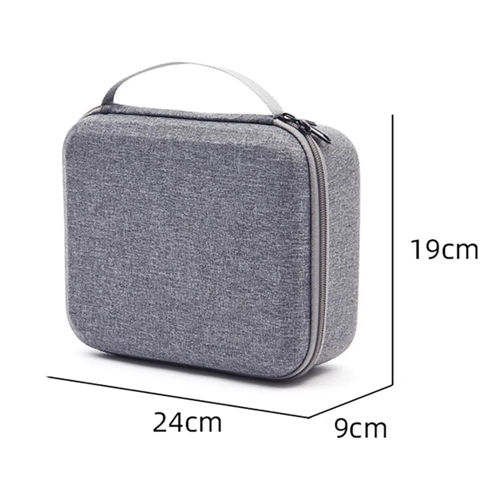 For DJI OM4/OM4 SE/OM3 Handheld Gimbal Phone Stabilizer Portable Storage Bag Carrying Case - Grey/Black Liner - 3