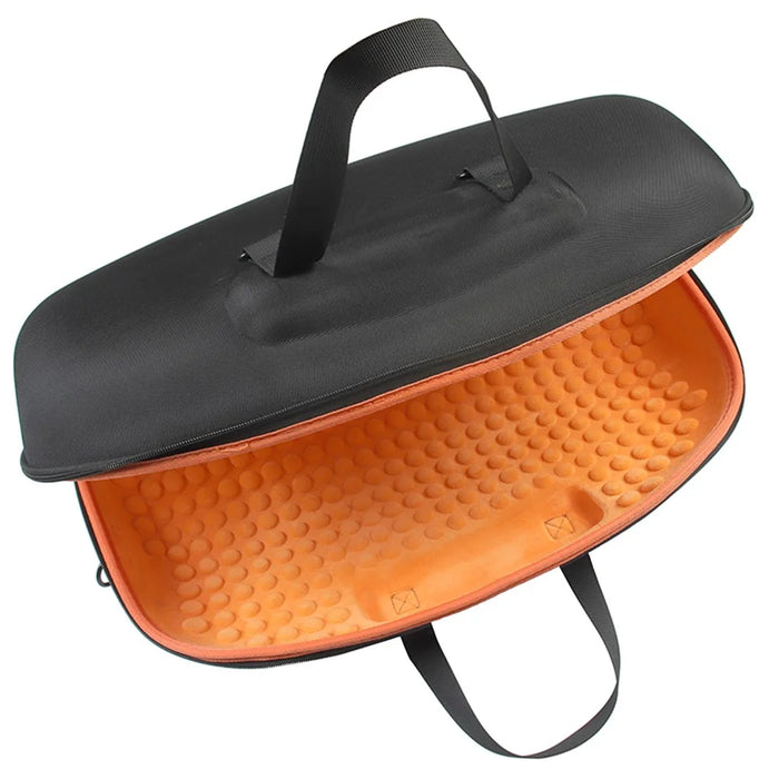 For JBL boombox 2 / 3 Bluetooth-compatible Speaker Protective Case Shockproof Carrying Storage Bag - Black / Orange - 6
