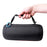For JBL Pulse4 EVA Carrying Case Bluetooth-compatible Speaker Anti-drop Protective Cover with Shoulder Strap and Carabiner - Black / Grey - 5