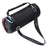 For JBL Pulse4 EVA Carrying Case Bluetooth-compatible Speaker Anti-drop Protective Cover with Shoulder Strap and Carabiner - Black / Grey - 7