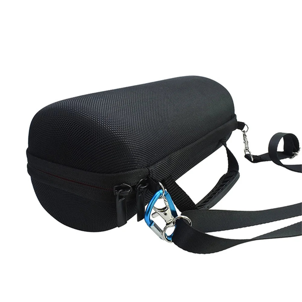 For BOSE Soundlink Revolve+ II/Soundlink Revolve+ EVA Anti-scratch Bluetooth-compatible Speaker Protection Bag Case Travel Storage Bag - Black - 6