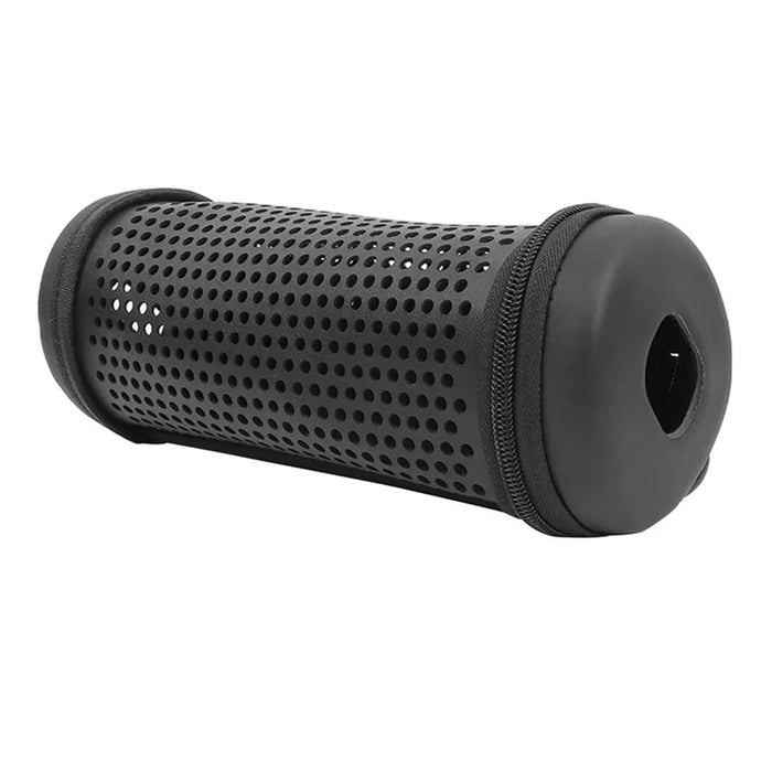 For Logitech UE Megaboom 3 EVA+PU Leather Hollow Out Carrying Case Bluetooth-compatible Speaker Shockproof Zipper Storage Bag - 6