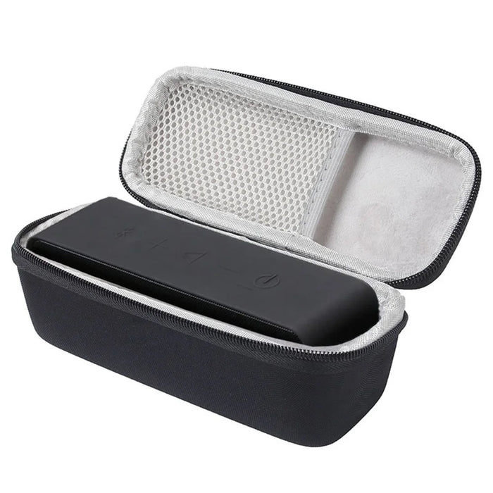 For Anker SoundCore 2/3 Portable Bluetooth-compatible Speaker Shockproof Carrying Case Storage Bag - Black/Grey - 3