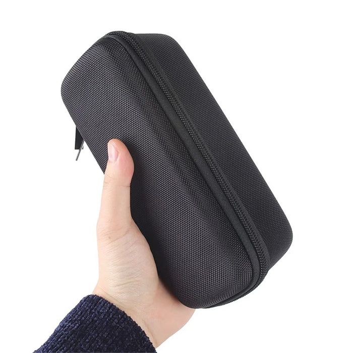 For Anker SoundCore 2/3 Portable Bluetooth-compatible Speaker Shockproof Carrying Case Storage Bag - Black/Grey - 5