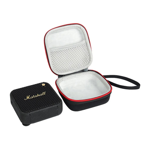 For Marshall WILLEN Wireless Bluetooth-compatible Speaker EVA Storage Bag Fleece Linning Portable Case - 1