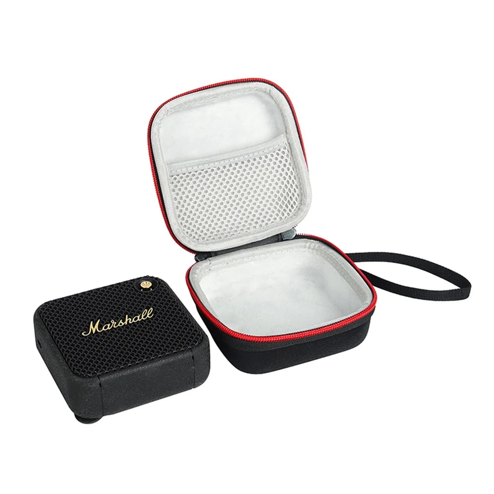 For Marshall WILLEN Wireless Bluetooth-compatible Speaker EVA Storage Bag Fleece Linning Portable Case - 1