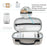 For Samsung The Freestyle Projector Storage Bag Shockproof Hard EVA Oxford Cloth Portable Travel Carrying Case - 3