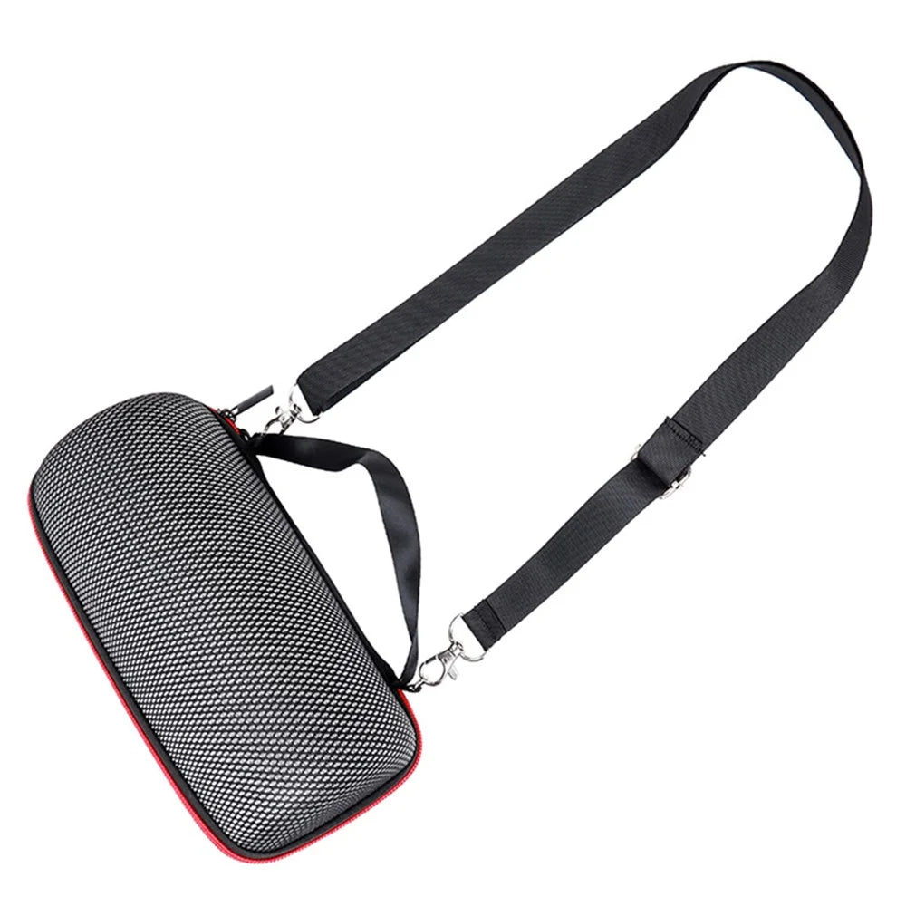For JBL Pulse4 Carrying Case Bluetooth-compatible Speaker Anti-drop Protective Cover with Strap - Mesh - 3