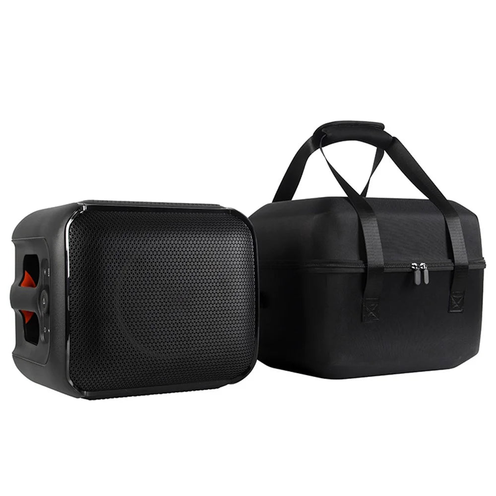 Hard EVA Storage Bag for JBL Partybox Encore Essential, Shockproof Portable Carrying Box with Shoulder Strap - Grey - 7