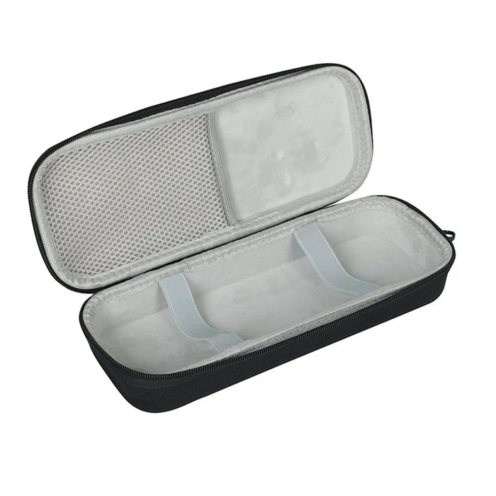 for JBL PartyBox On-The-Go Shockproof Hard EVA Storage Bag Carrying Box with Microphone Bag - Grey - 4