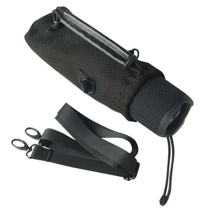 Compatible with JBL Flip 3 / 4 / 5 / 6 Portable Bluetooth-compatible Speaker Mesh Bag Cover Drawstring Design Travel Carry Pouch with Strap - 6