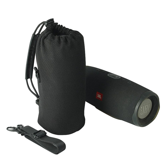 For JBL Charge5 / 4 Mesh Carrying Pouch Portable Bluetooth-compatible Speaker Protective Sleeve Crossbody Bag - 4