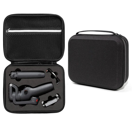 Portable Storage Bag for DJI OM 6, Handheld Gimbal Accessories Handbag Shockproof Carrying Case - Black / Black Liner - 1