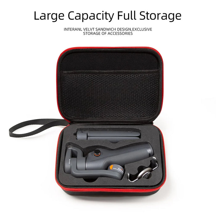 Hard EVA Shockproof Carrying Case for DJI OM 6, Handheld Gimbal Accessories Portable Bag Handbag - 4
