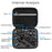 For DJI Osmo Action 3 / Action 4 / Action 5 Pro Portable Zipper Camera Protection Case EVA Hard Shell Handle Strap Camera Accessories Storage Bag - Black - 4