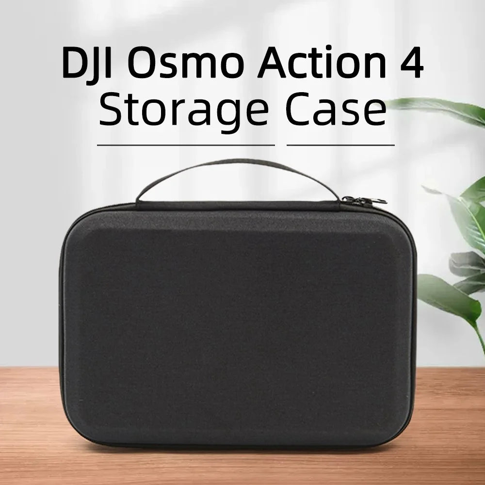 Storage Bag for DJI Osmo Action 3 / Action 4 / Action 5 Pro Portable Camera Accessories Protection Box Carrying Case - Black - 3