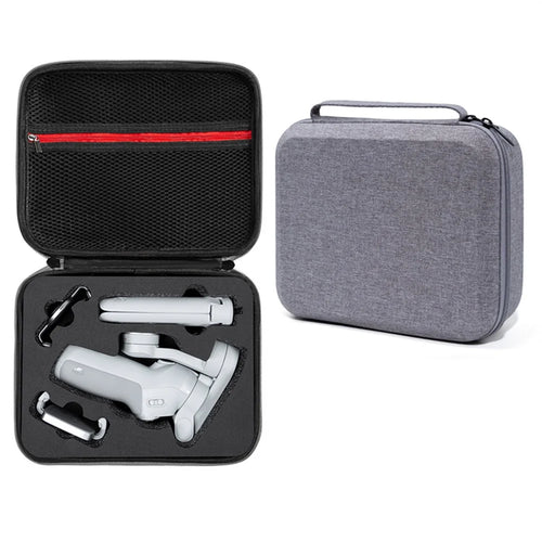 For DJI Osmo Mobile SE Shockproof Carrying Bag Portable Storage Case with Handle - Grey - 1