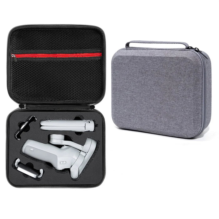 For DJI Osmo Mobile SE Shockproof Carrying Bag Portable Storage Case with Handle - Grey - 1