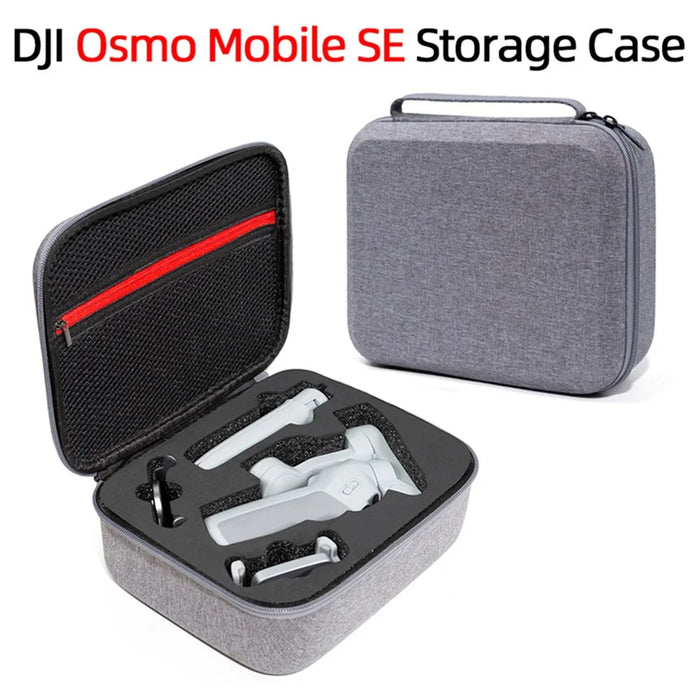 For DJI Osmo Mobile SE Shockproof Carrying Bag Portable Storage Case with Handle - Grey - 2