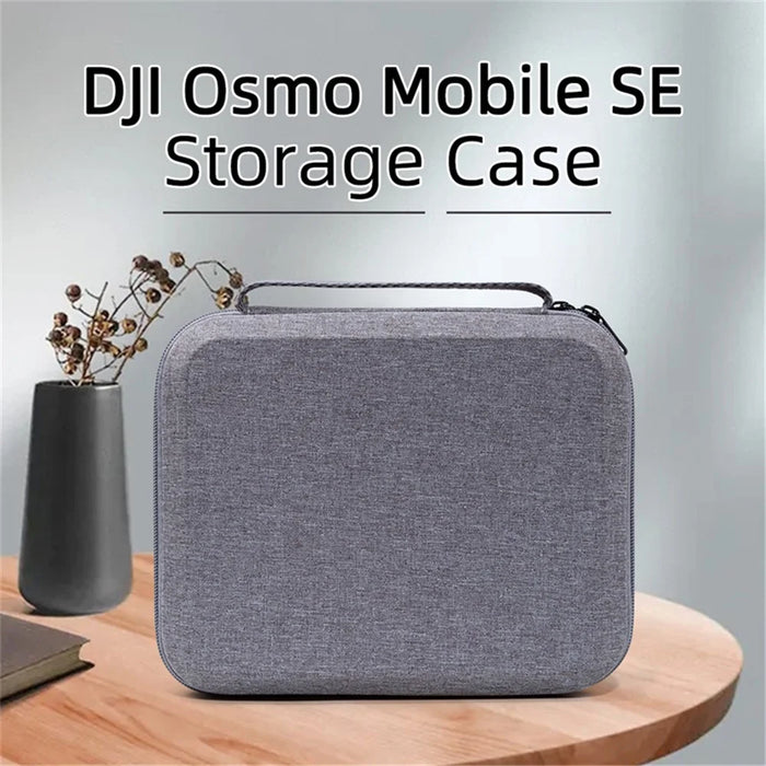 For DJI Osmo Mobile SE Shockproof Carrying Bag Portable Storage Case with Handle - Grey - 4