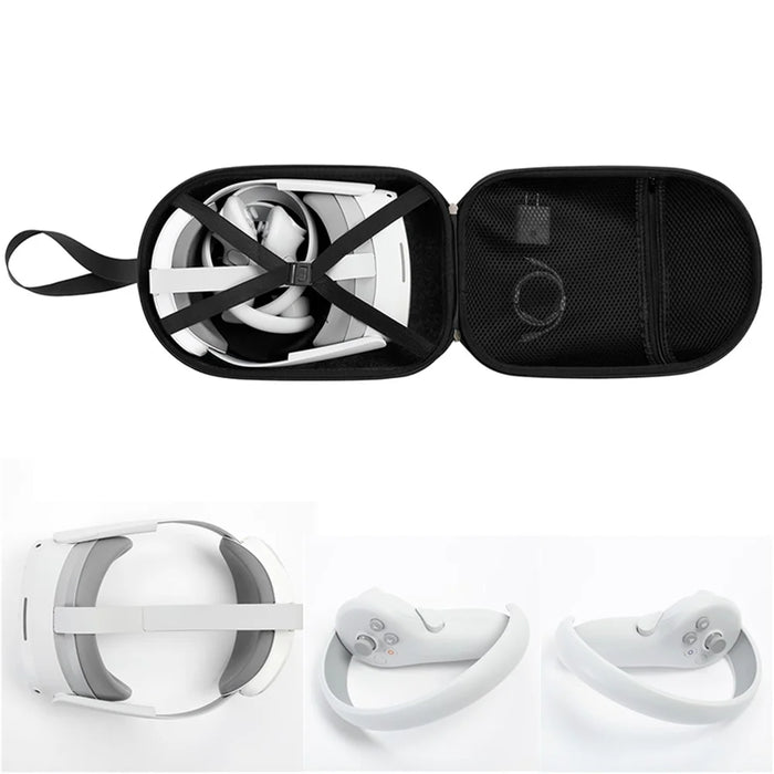 Travel Case For Pico 4 VR VR Gaming Headset Carrying Case Portable Felt Shell Bag Protective Storage Box - 6