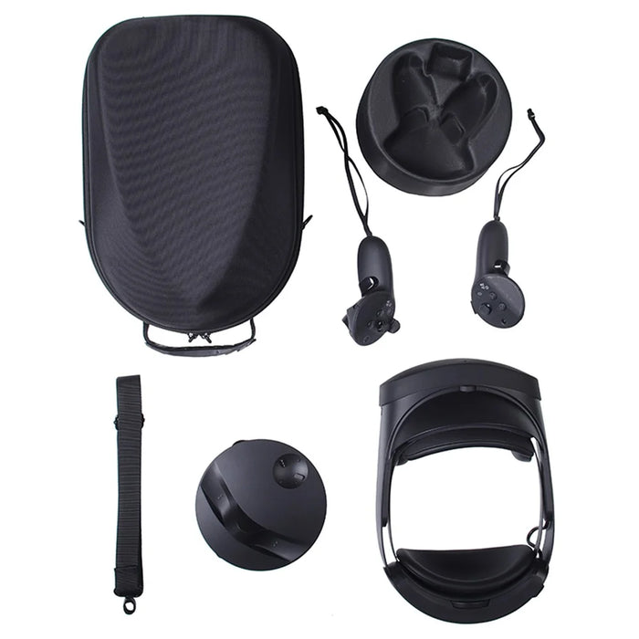 Shockproof Storage Bag for Meta Quest Pro VR Headset Carrying Case with Shoulder Strap - Black - 6
