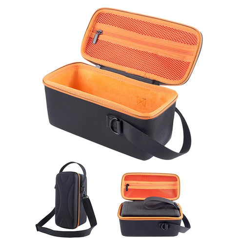 Storage Bag for Marshall Middleton Bluetooth-compatible Speaker Box Hard EVA Anti-Scratch Protective Case - Black / Orange - 1