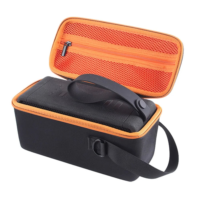 Storage Bag for Marshall Middleton Bluetooth-compatible Speaker Box Hard EVA Anti-Scratch Protective Case - Black / Orange - 3