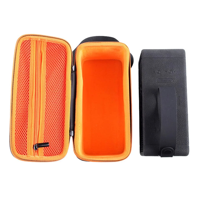 Storage Bag for Marshall Middleton Bluetooth-compatible Speaker Box Hard EVA Anti-Scratch Protective Case - Black / Orange - 7
