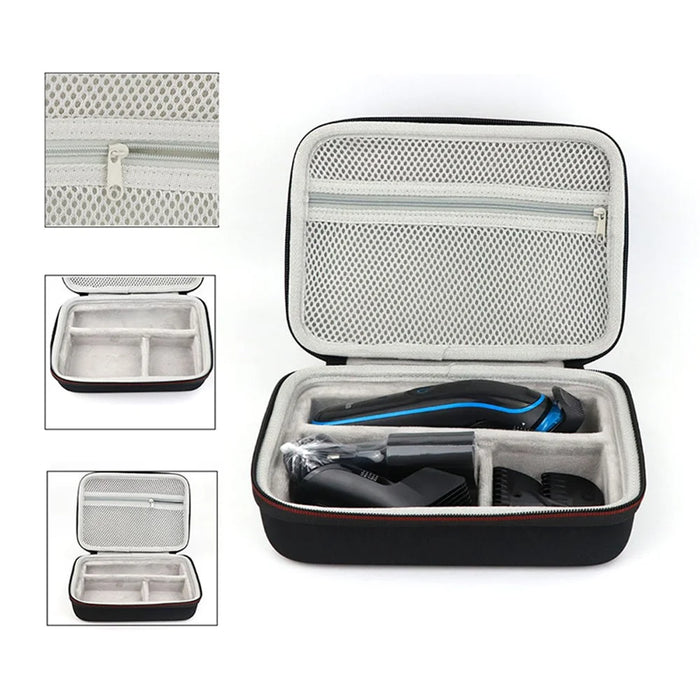 For Braun MGK3020 / 3060 / 3080 Hair Clipper Razor Zipper Storage Bag Shockproof EVA Handbag - 2