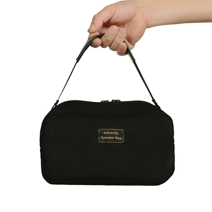 Mesh Cloth Storage Bag for Marshall Middleton Bluetooth-compatible Speaker Carrying Bag with Strap - 3