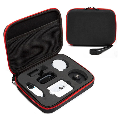 For Insta360 Go 3 / Go 3S Camera Protective Organizer Case Ant Cloth+EVA Storage Bag - Black - 1