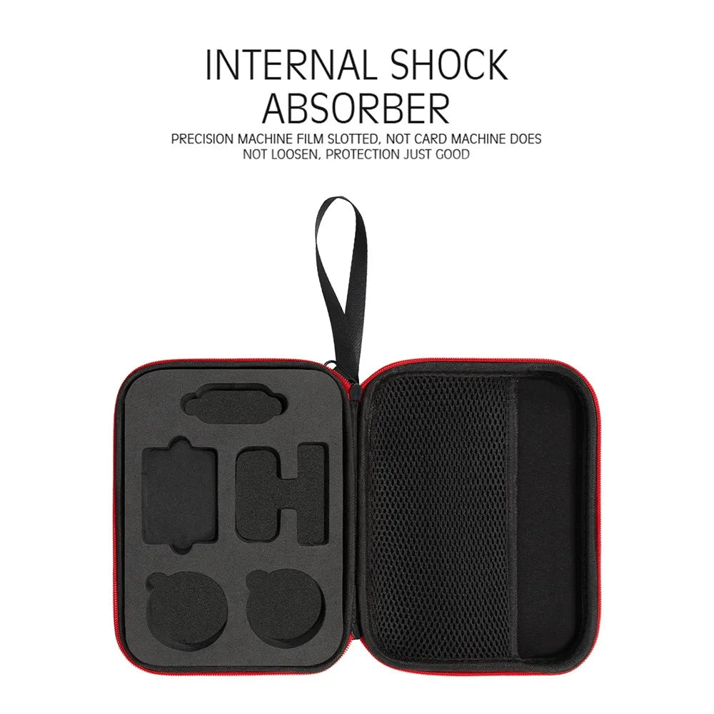 For Insta360 Go 3 / Go 3S Camera Protective Organizer Case Ant Cloth+EVA Storage Bag - Black - 4