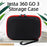 Carrying Case for Insta360 Go 3 / Go 3S Storage Bag Ant Cloth+EVA Mini Protective Case - Black - 3