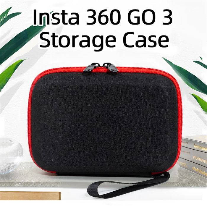 Carrying Case for Insta360 Go 3 / Go 3S Storage Bag Ant Cloth+EVA Mini Protective Case - Black - 3